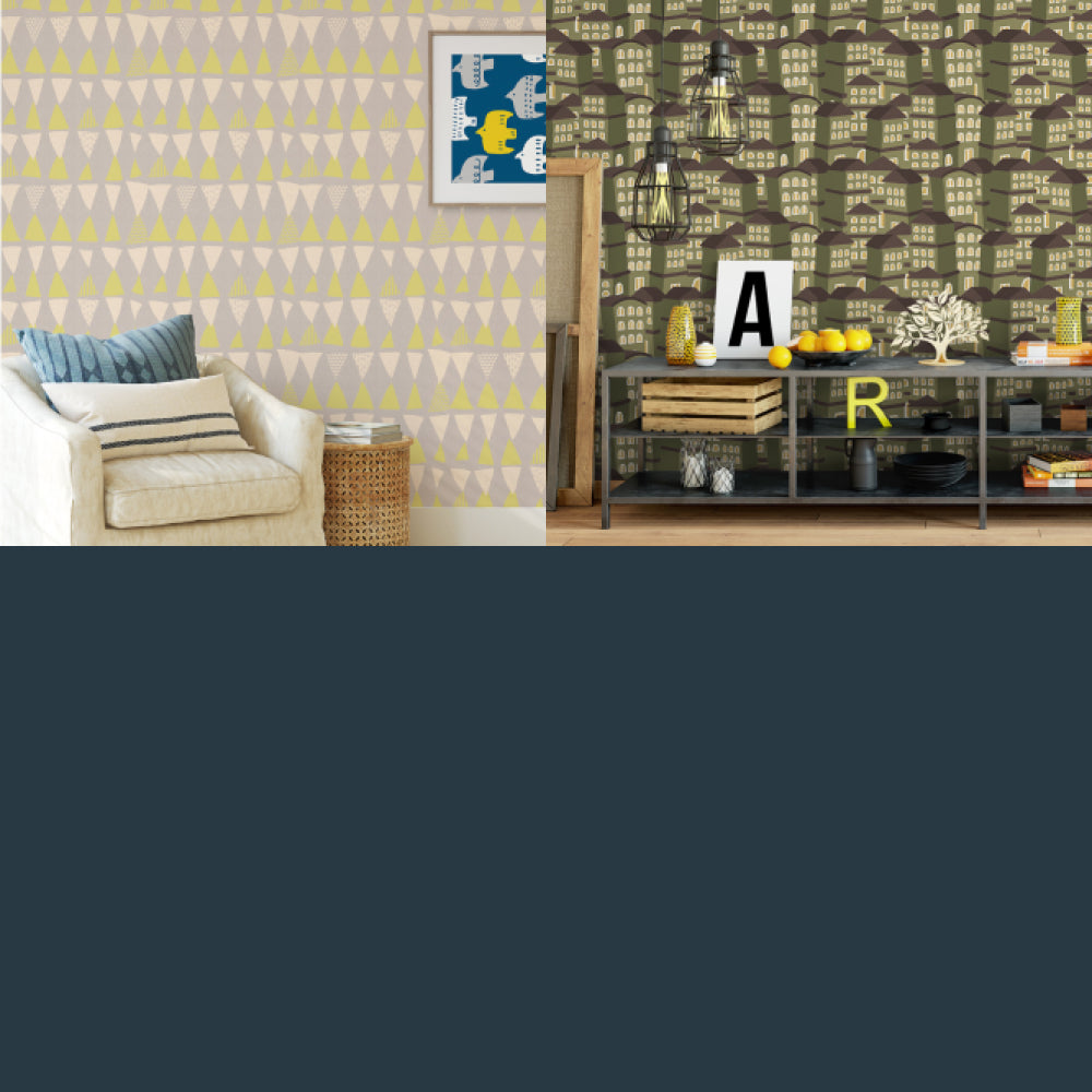 賃貸でも使える張ってキレイにはがせる壁紙 シール式