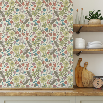 賃貸でも使える張ってキレイにはがせる壁紙 シール式