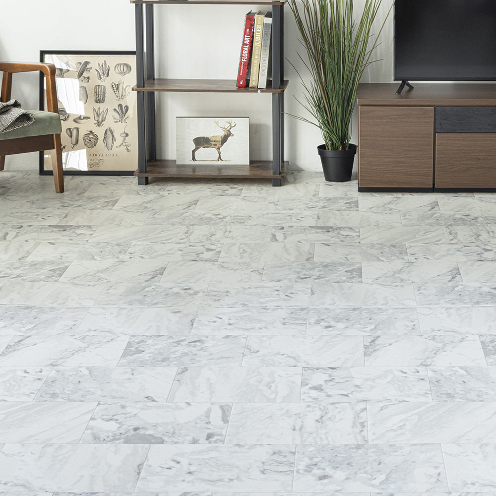 ストーン調 大理石柄 クッションフロア DIY