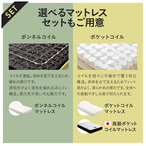 ステージベッド コンセント付き  木目調ローベッド- NERERU