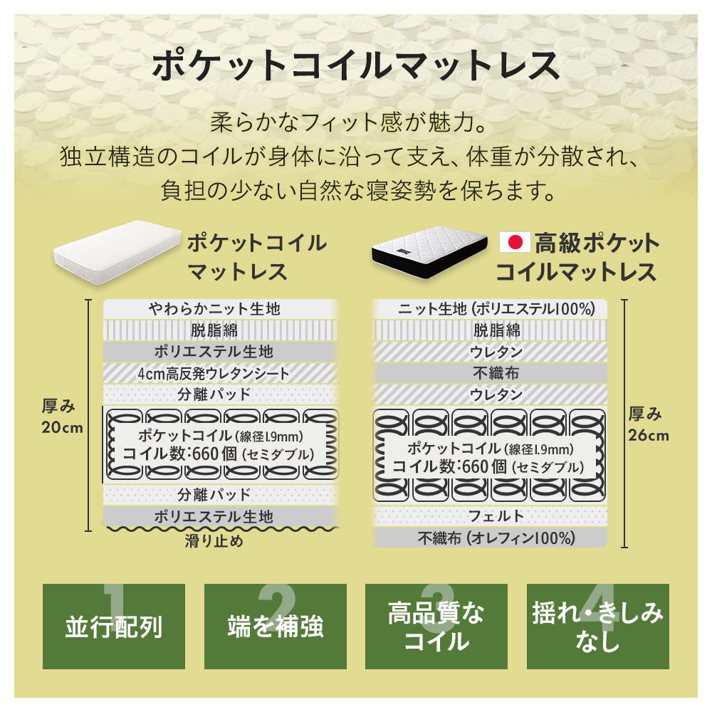 ステージベッド コンセント付き  木目調ローベッド- NERERU