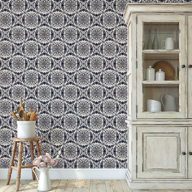 賃貸でも使える張ってキレイにはがせる壁紙 シール式