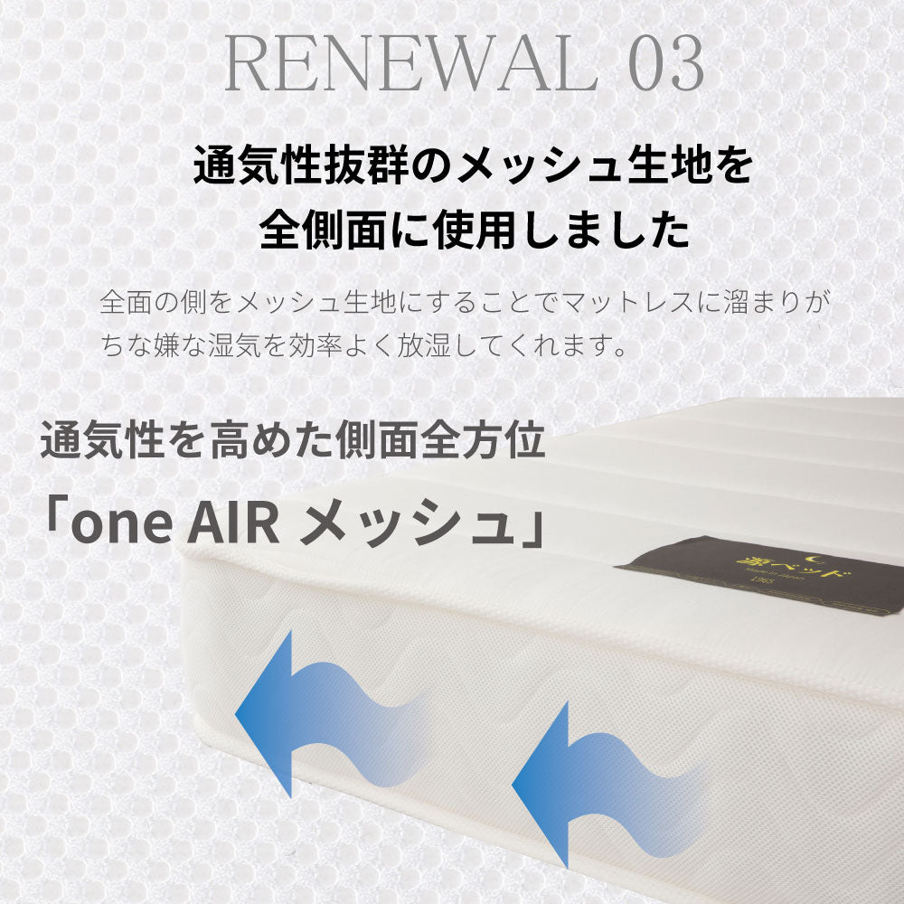 日本製最上位ポケットコイルマットレス【購入後45日後配送】