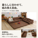 コーナーソファのL字レイアウトと対面レイアウト