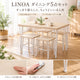 LINOA ダイニング5点セット｜幅110cm・テーブル＋スツール4脚