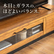 日本製 木目調ローボード 幅140cm 商品画像3