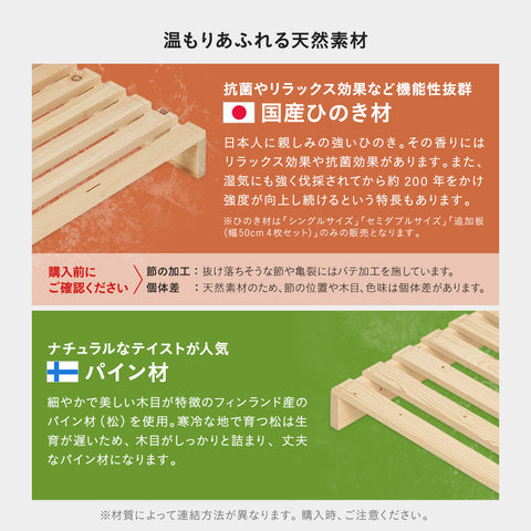 組み替え自由！パレットベッド