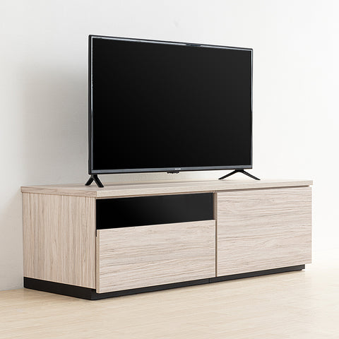 日本製 組み替えテレビボード 完成品 ［グレー］