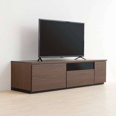 日本製 組み替えテレビボード 完成品 ［ブラウン］