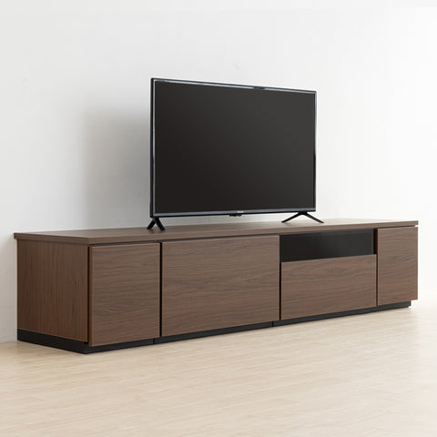日本製 組み替えテレビボード 完成品 ［ブラウン］