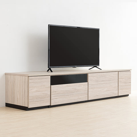 日本製 組み替えテレビボード 完成品 ［グレー］