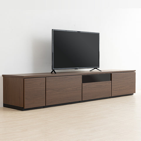 日本製 組み替えテレビボード 完成品 ［ブラウン］